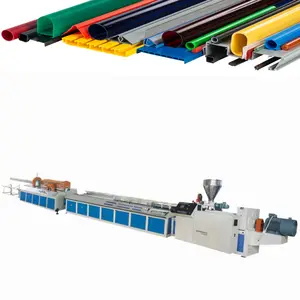 WPC PVC Wood Profile Board Extrusion Line Stair Handrail Making Machine