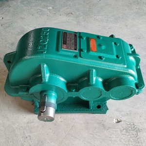 Réducteur à engrenages cylindriques à grande charge en stock usine pour bétonnière JZQ350 JZQ500 JZQ800 JZQ1000, sortie à axe unique à angle droit - Product Image 1