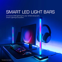 Nouveau support de casque de jeu à lévitation avec éclairage ambiant RGB LED moderne, contrôlable par application, synchronisation musicale et lumières LED pour salle de jeu