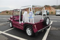 Mini coche eléctrico aprobado por la CEE de 96V para 4 personas impermeable de aluminio Moke Beach Buggy Cars Morris Mini Moke