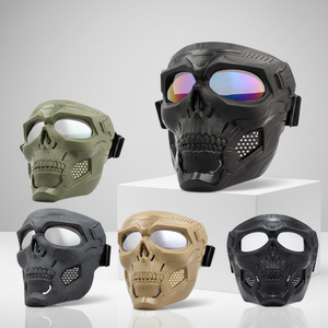 Gafas <span class=keywords><strong>de</strong></span> Protección para Casco <span class=keywords><strong>de</strong></span> Motocross, Bicicleta <span class=keywords><strong>de</strong></span> Montaña, ATV, Máscara Facial Completa para Paintball, Deportes al Aire Libre, Esquí, Halloween, Cosplay, Juegos <span class=keywords><strong>de</strong></span> <span class=keywords><strong>Supervivencia</strong></span> CS - Product Image 2