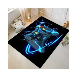 Super Cool Large Game Area Rugs 3D Gamer Carpet Decor Game Printed Living Room Mat Bedroom Controller Player