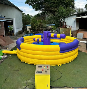 EASYFUN Plateforme tournante <span class=keywords><strong>gonflable</strong></span> Wipeout à double bras, machine de balayage pour parcours d'obstacles, adultes et enfants, 1 à 8 utilisateurs, pour la <span class=keywords><strong>location</strong></span> - Product Image 5