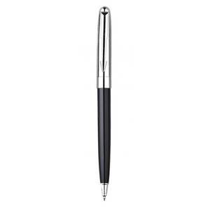 Stylo noir chromé en métal, fournitures d'écriture et de correction - Product Image 1