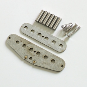 Kits de micros pour guitare ST Donlis à bobine simple avec aimant AlNiCo plat et plaques en fibre vulcanisée grise pour pièces personnalisées faites à la main - Product Image 3