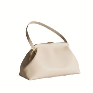 Sac de plage tendance en paille tressée en forme de demi-lune, sac à main à bandoulière amovible pour femmes - Product Image 1