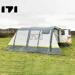 Buiten Camping Auto Opblaasbare Tent Voor 4 Personen 210X140X130Cm In Polen