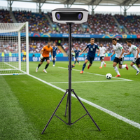 4K Aksiyon Kamerası Yapay Zeka Futbol Kamerası Su Geçirmez Spor Kamerası Profesyonel Futbol Basketbol İçin Uygundur
