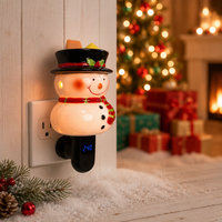 Diffuseur de Cire Parfumée Électrique Enfichable avec Minuteur, Idéal pour Chambre, Cuisine, Salle de Lecture – Cadeau de Fêtes – Vente en Gros