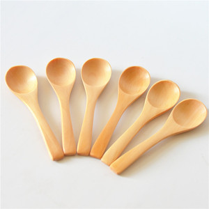 Cuchara de Madera <span class=keywords><strong>para</strong></span> Niños, Mini, Linda, Certificada por la FDA, LFGB y FSC, Ecológica, Suave, Sin Astillas, Ergonómica, <span class=keywords><strong>para</strong></span> Alimentar a Bebés, Comida y Postre - Product Image 5