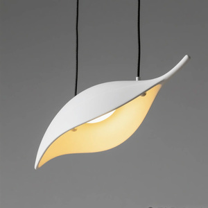 Lámpara Colgante Contemporánea de Acrílico con Forma de Hoja, LED Blanco Cálido, Lámpara de Techo Suspendida para Sala de Estar - Product Image 6