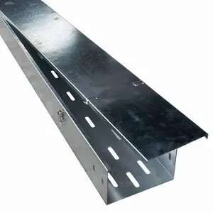 Optical Fiber electricity Hot Dip Galvanized Perforated Steel Cable Management Trays Cable Trunking Fireproof C Channel