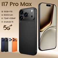 Funda para Teléfono Inteligente I17 Pro 5G a Precio Económico, 16+1TB, Cámara de 108MP, LED, Desbloqueado, 5G para Juegos, Dropshipping