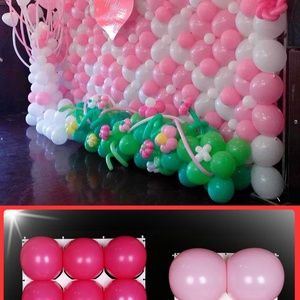 Wholesale Latex <b>Balloons</b> Frame Accessories 4/9/16 Holes <b>Balloon</b> Wall Shape Grids for Wedding Birthday Party Decoration <b>Balloons</b> - Product Image 4