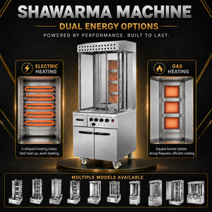 Máquina de Kebab Comercial a Gas, de Acero Inoxidable, para Shawarma, con Rotación Automática, para <span class=keywords><strong>Restaurante</strong></span> - Product Image 6
