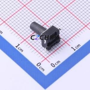 TS-KG02S-BB105F Tactile Switch SMD,6x6mm Switch Single Pole Single Throw Round Button 2.5N Vertical Mount - Product Image 2
