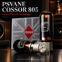 Tube à vide PSVANE COSSOR 805, triode à chauffage direct de 2e génération en cristal de carbone, base dorée à 4 broches pour amplificateur Hi-Fi de classe A