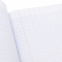 Cuaderno escolar rayado francés de Burkina Faso, 220x170mm, 96 páginas, encuadernación cosida, cubierta personalizada para estudiantes