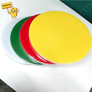 Planche à découper ronde en plastique antimoule et antibactérienne Bloc à découper en PE - Product Image 5