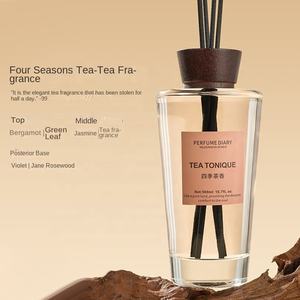 مجموعة معطر جو بالخيزران 500 مل برائحة اللافندر والفانيليا، صديقة للبيئة وآمنة للأطفال والحيوانات الأليفة، طويلة الأمد، للاستخدام في السيارة - Product Image 4