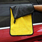 30*40 cm double face lavage de voiture serviette en microfibre nettoyage automatique séchage tissu ourlet universel - Product Image 2