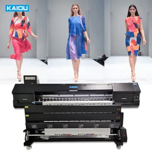 Inkjet printers industrial for wall mura Multifonction Large format tarpaulin 4 head eco epson I3200 sublimation printer machine