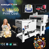 Kit d'imprimante DTF Kingjet, nouvelle imprimante DTF A3 de 30 cm à haute vitesse et poudre vibrante en un seul appareil, machine d'impression A3