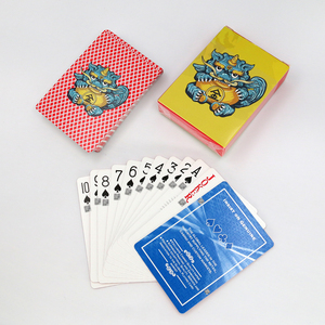 Cartas de Póker de PVC con Diseño Personalizado, Fabricantes Directos, Cartas de Juego de Papel con Caracteres Personalizados, Reverso a Cuadros Rojos, Acabado Mate - Product Image 3