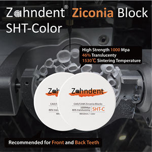 Zahndent alta estetica laboratorio dentale restauro SHT colore zirconia blocco prezzo per <span class=keywords><strong>cad</strong></span> <span class=keywords><strong>cam</strong></span> - Product Image 5