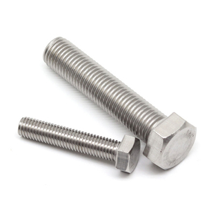 M10 M12 M16 Thép Không Gỉ SS 304 316 316L <span class=keywords><strong>A2</strong></span> A4 70 80 Đầy Đủ Nửa Chủ Đề Hex Hexagon Bolt Và <span class=keywords><strong>Nut</strong></span> Phẳng Mùa Xuân Máy Giặt Din933 931 - Product Image 5