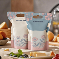 Sachet Doypack Personnalisé Imprimé en Matériau Stratifié, Anti-Odeur, avec Fermeture Ziplock, en Mylar, Pochette Autoportante