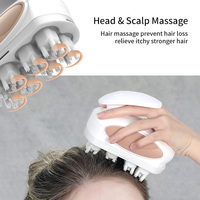 Peigne de massage du cuir chevelier à lumière rouge sans fil portable, traitement par pulvérisation électrique, réduction de la perte de cheveux, micro-courant, peigne de croissance des cheveux