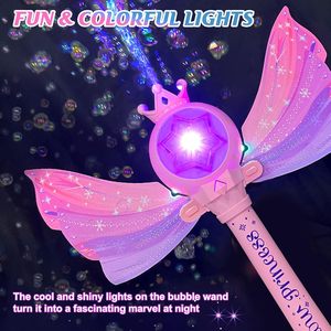 Baguette à bulles électrique Ys Toys avec lumière et musique, machine à bulles magique automatique pour enfants, fête en plein air - Product Image 2