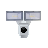 Caméra de sécurité LED bidirectionnelle HD personnalisée avec capteur de mouvement intelligent IP54 pour application extérieure