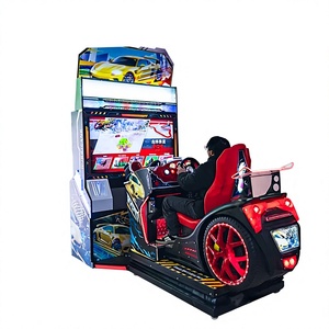 Simulateur de course de sauvetage Hurricane à monnayeur avec grand écran 55 pouces, jeu de course automobile professionnel pour centres commerciaux et zones de loisirs - Product Image 1