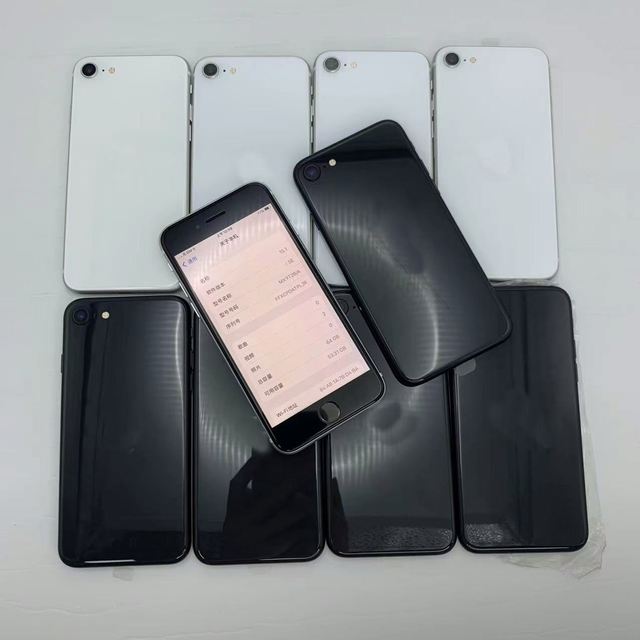 Brand Unlocked Used Mobile Phones 64GB 128GB 256GB for Phones SE 2022 SE 2020 Second Hand Low Price