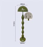 Lampe de sol en forme de champignon, style nordique crème, lumière ambiante minimaliste, décoration pour salon et chambre à coucher