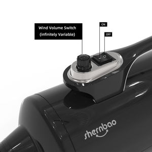 Shernbao DHD-2400T 2400W Professioneller Dual-Motor Haustier-Trockner Hundetrockner Tierföhn Pflegetrockner Hundetrockner - Product Image 2