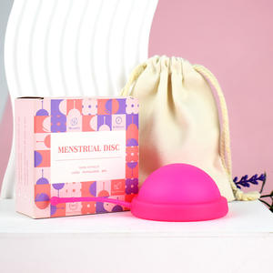 Disque menstruel Furuize multicolores, étanche, réutilisable, produit de santé, taille S/L, sac OPP, disque menstruel en stock - Product Image 1