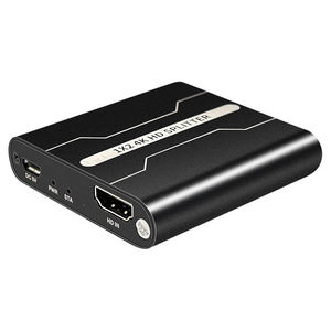 Divisor de video <span class=keywords><strong>HDMI</strong></span> 1 en 2 salidas 4K 1080p <span class=keywords><strong>Micro</strong></span> <span class=keywords><strong>USB</strong></span> DC5V Divisor <span class=keywords><strong>HDMI</strong></span> 1x2 de alta velocidad - Product Image 3