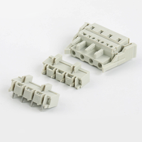 Connecteur de bornier à ressort sans vis MCS-7.5mm pour PCB, 2P-12P, broches droites/à angle droit, blanc, ensemble complet