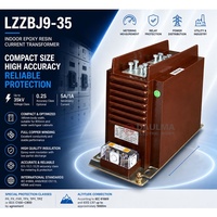 Transformateur de courant LZZBJ9-24 24kV, largeur 195mm, précision 0.2S/0.5, classe de protection PR/PX/TPX