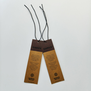 Hình dạng màu tùy chỉnh treo thẻ nhà máy trực tiếp giá bán lẻ thương hiệu và giải pháp đóng gói sản phẩm với giấy nghệ thuật - Product Image 2