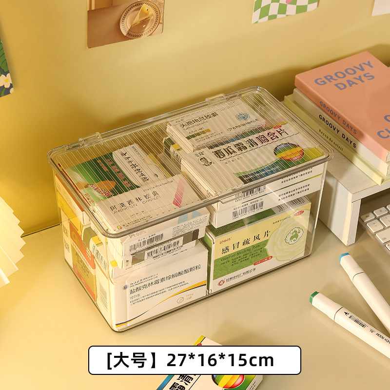 Boîte à médicaments de grande taille et épaissie