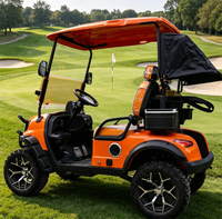Mobil Golf Listrik 2 Kursi yang Sudah Diperbarui, Legal di Jalan Raya, dengan Bak Muatan dan Kanopi Anti Hujan