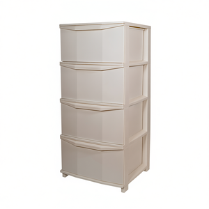 Pratika White PP <b>Storage</b> <b>Drawers</b> 375x370x800mm for Living Room Clothing Organizer - Product Image 3