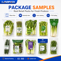 Machine d'emballage automatique pour poivrons, légumes, laitues en sachets coussin