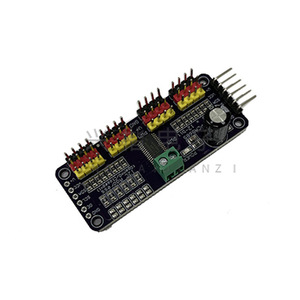 PCA9685 บอร์ดไดรเวอร์เซอร์โว PWM 16 ช่อง โมดูลอินเทอร์เฟซ IIC สำหรับการควบคุมหุ่นยนต์ - Product Image 3