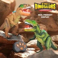 Samtoy Juguetes de Dinosaurio Robot Realista de 2.4GHz que Camina y Baila Dinosaurios RC Tiranosaurio Rex Juguetes de Dinosaurio a Control Remoto para Niño