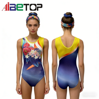 Justaucorps de sport rétro années 90, taille haute, respirant, séchage rapide, durable, en Spandex/Polyester, pour usage décontracté et performance